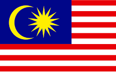 Fahne von Malaysien